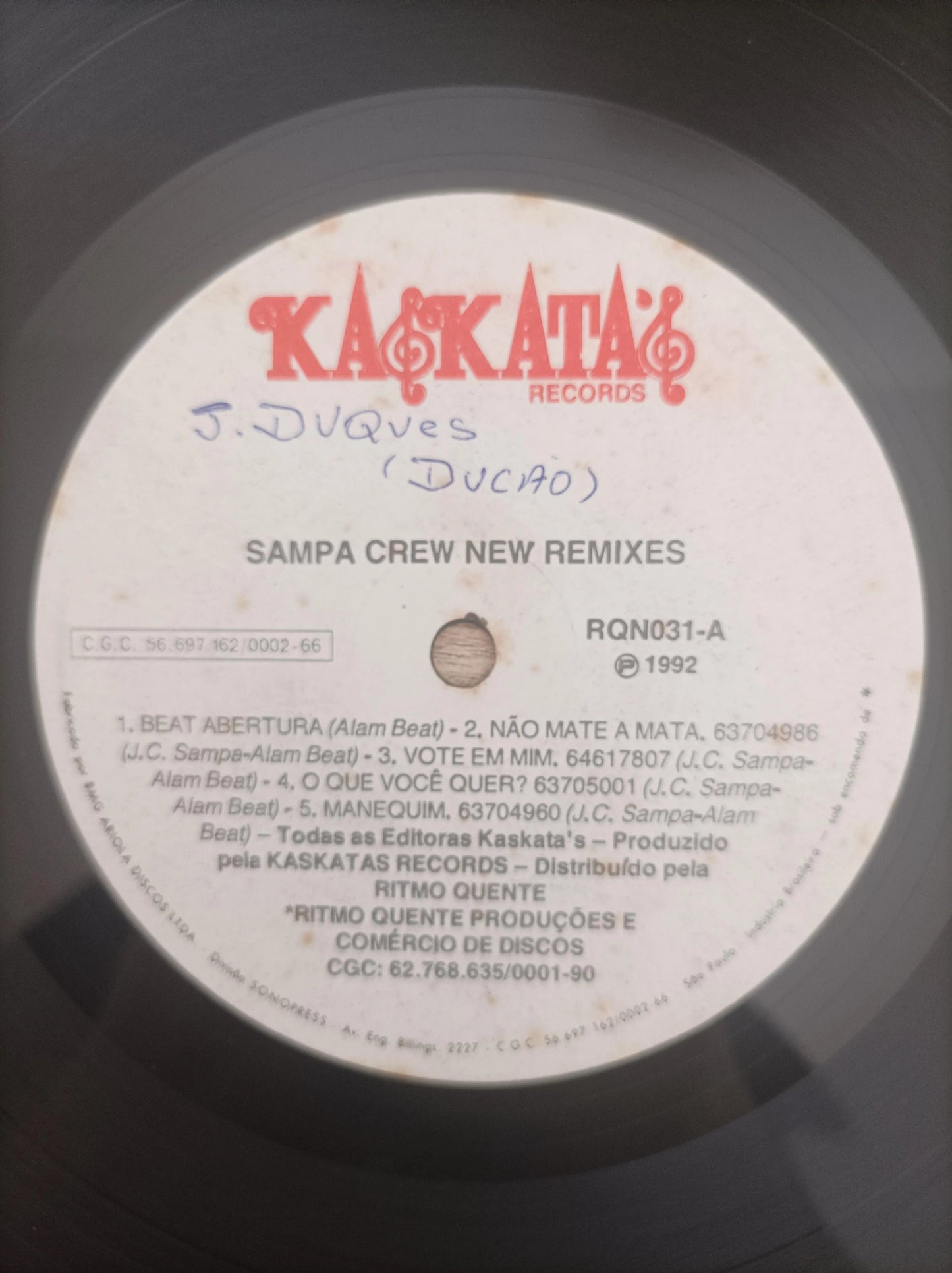 Lp Vinil Sampa Crew Super Remixes