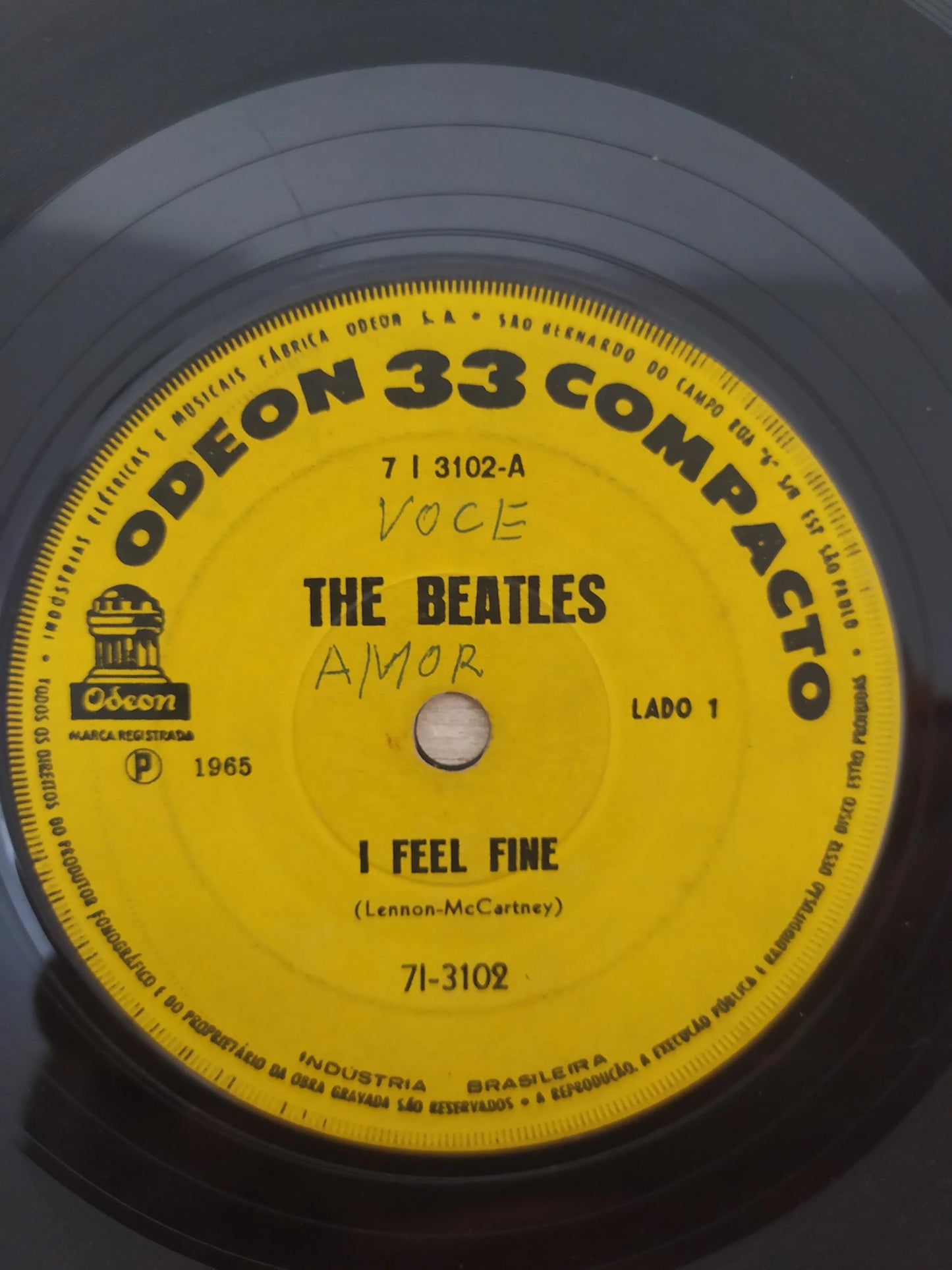 Vinil Compacto The Beatles I Feel Fine / If I Fell Leia