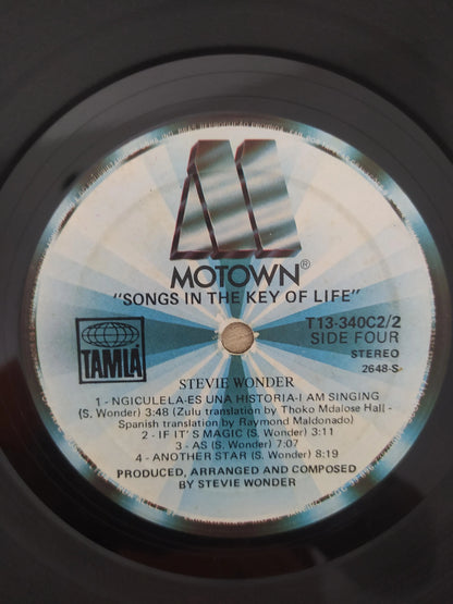 Lp Vinil Stevie Wonder Songs In The Key Life Completo Leia