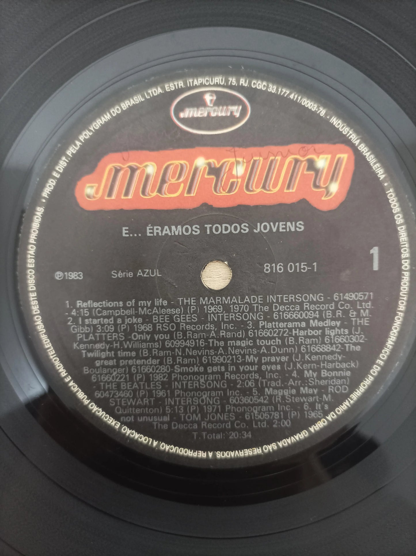 Lp Vinil E Éramos Todos Jovens