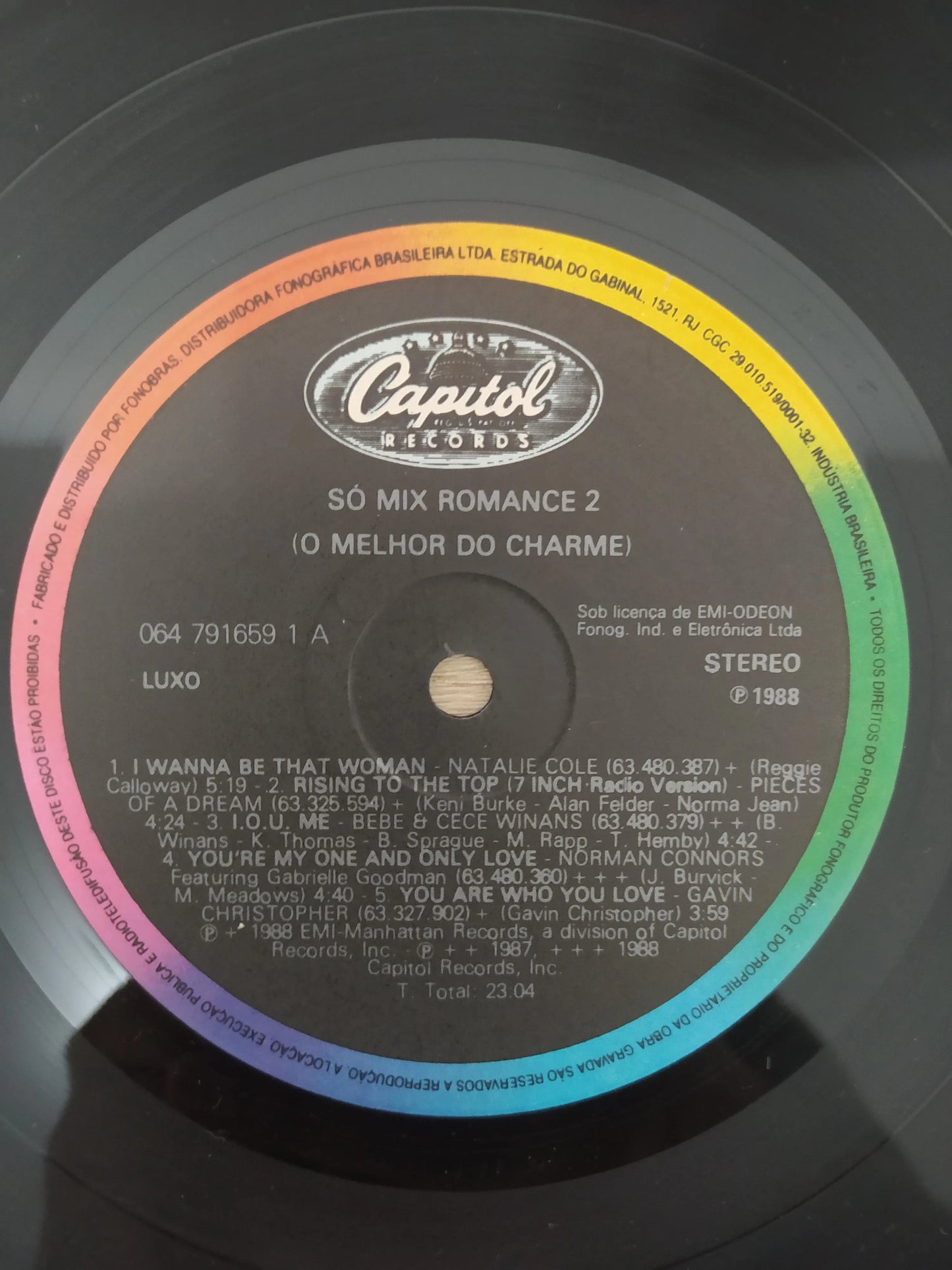 Lp Vinil Só Mix Romance 2 O Melhor do Charme