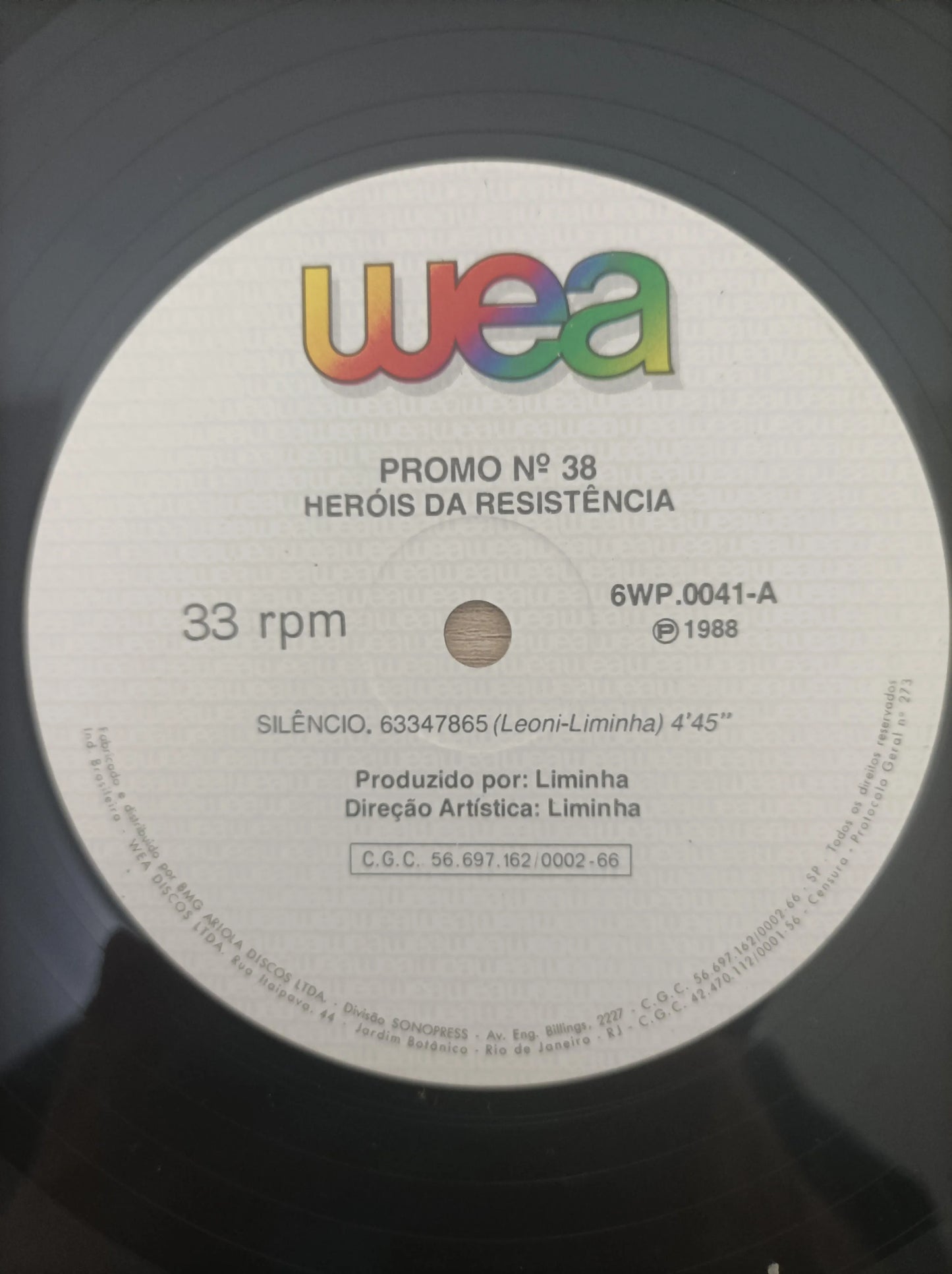 Lp Vinil Heróis Da Resistência Silêncio