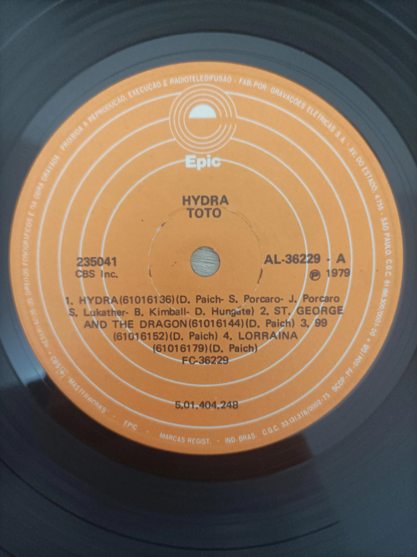 Lp Vinil Toto Hydra