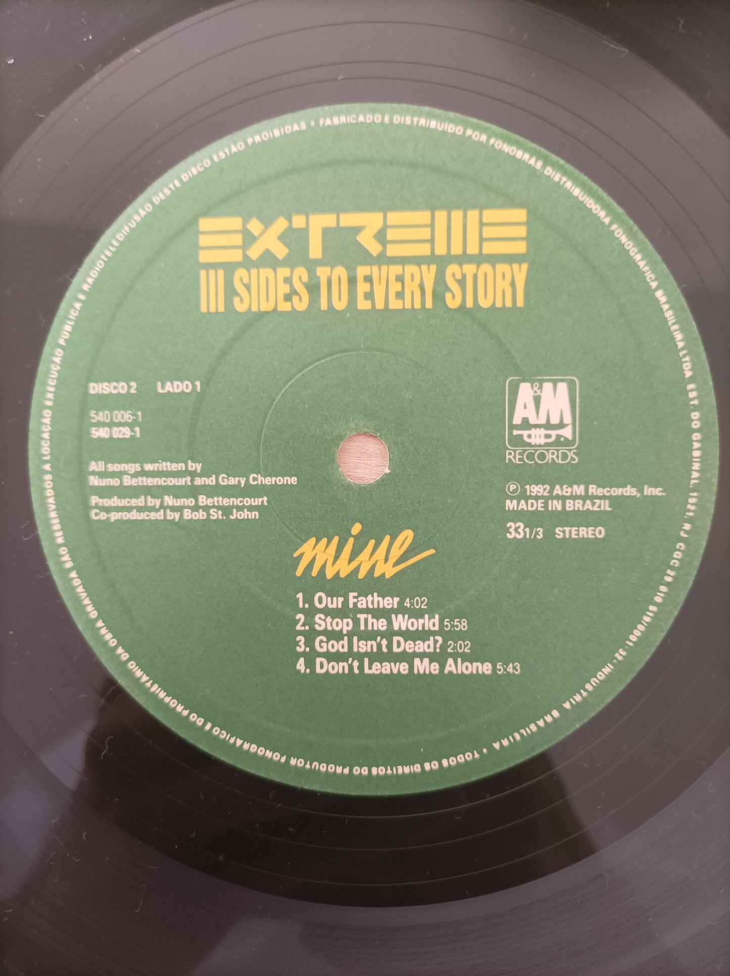 Lp Vinil Extreme III Sides to Every Story Duplo Com encarte