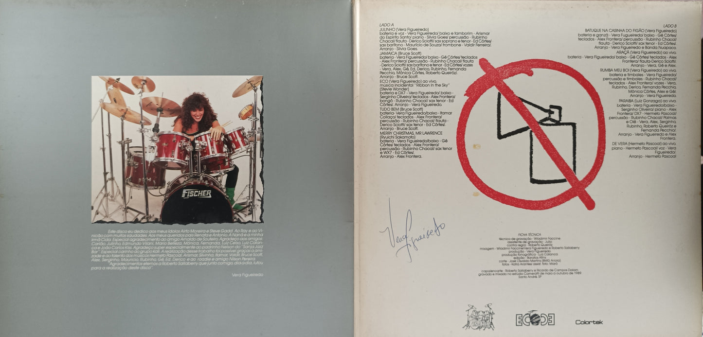 Lp Vinil Vera Figueiredo 1990 Autografado