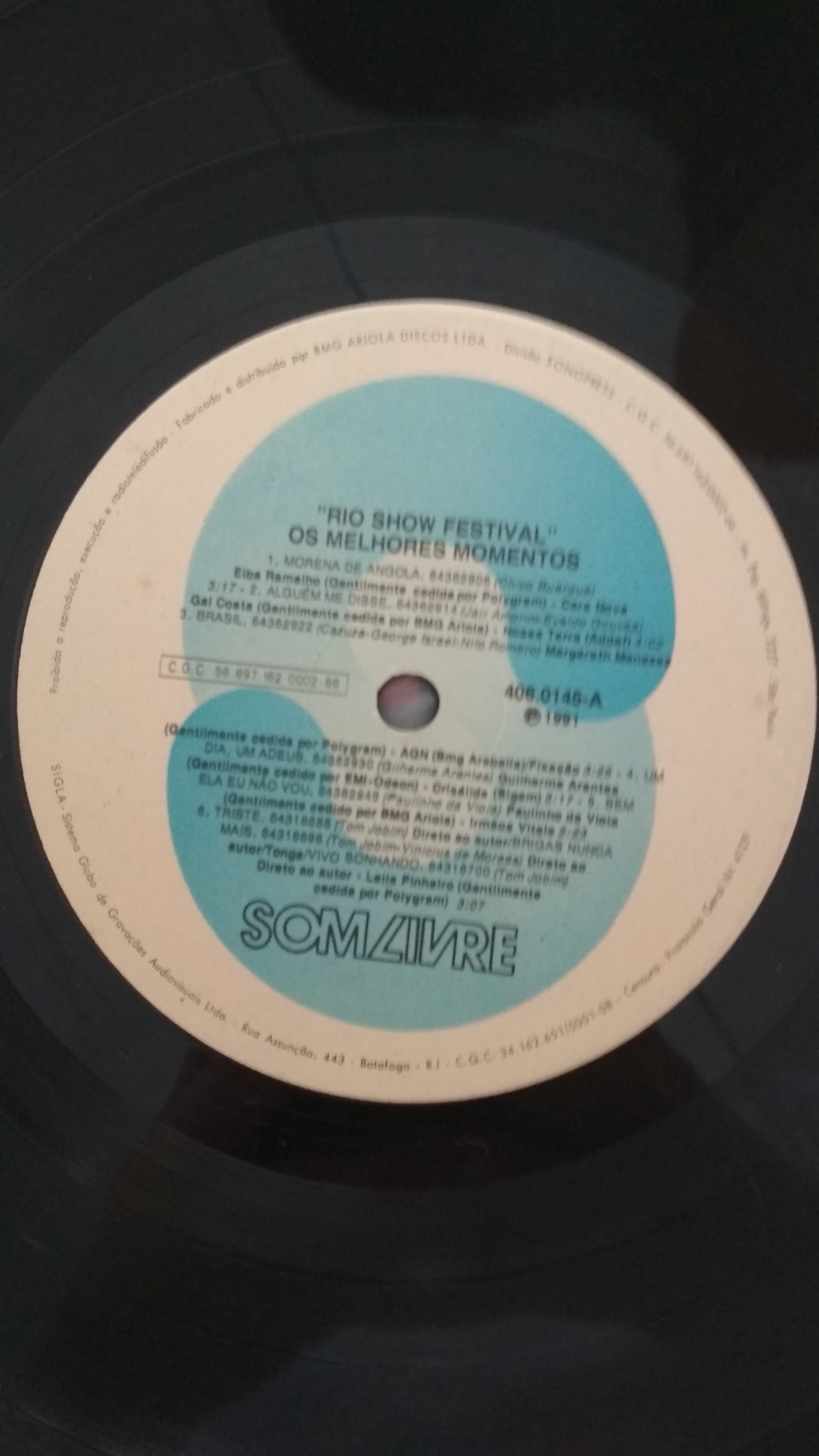 Lp Vinil Rio Show Festival Os Melhores Momentos