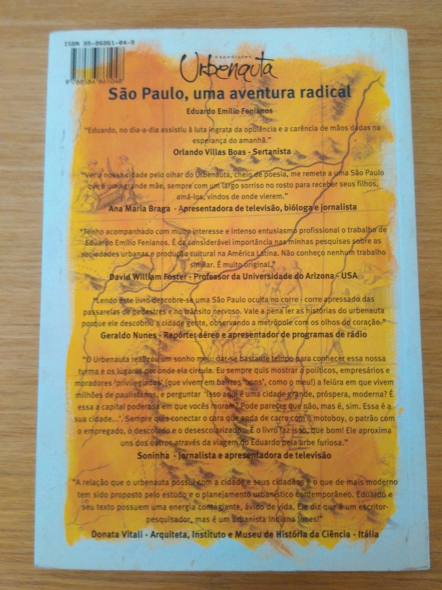 Livro Expedições Urbenauta Sp Aventura Radical