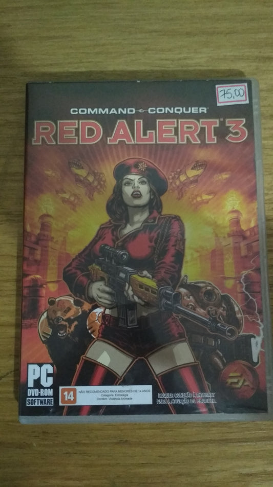 Jogo PC Command & Conquer Red Alert 3