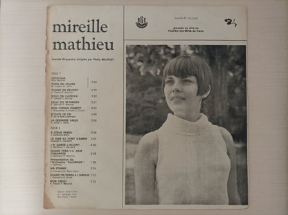 Lp Vinil Mireille Mathieu En direct de l'olympia