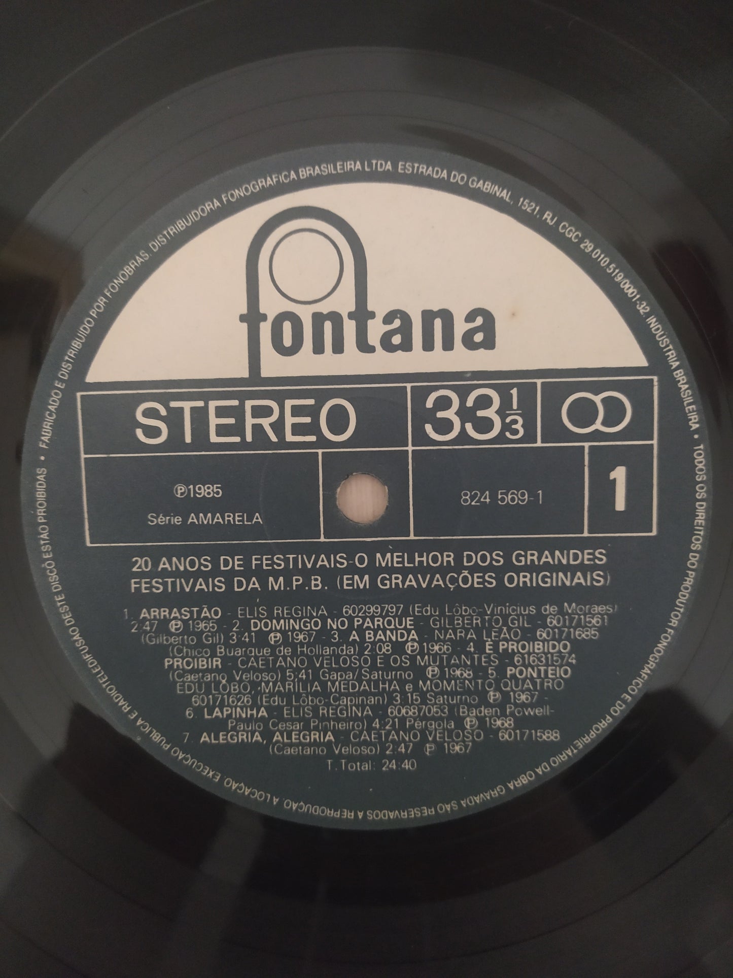 Lp Vinil 20 Anos De Festivais