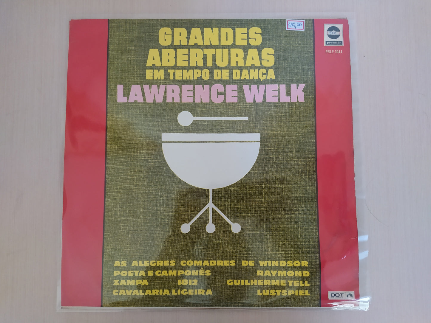 Lp Vinil Lawrence Welk Grandes Aberturas Em Tempo De Dança