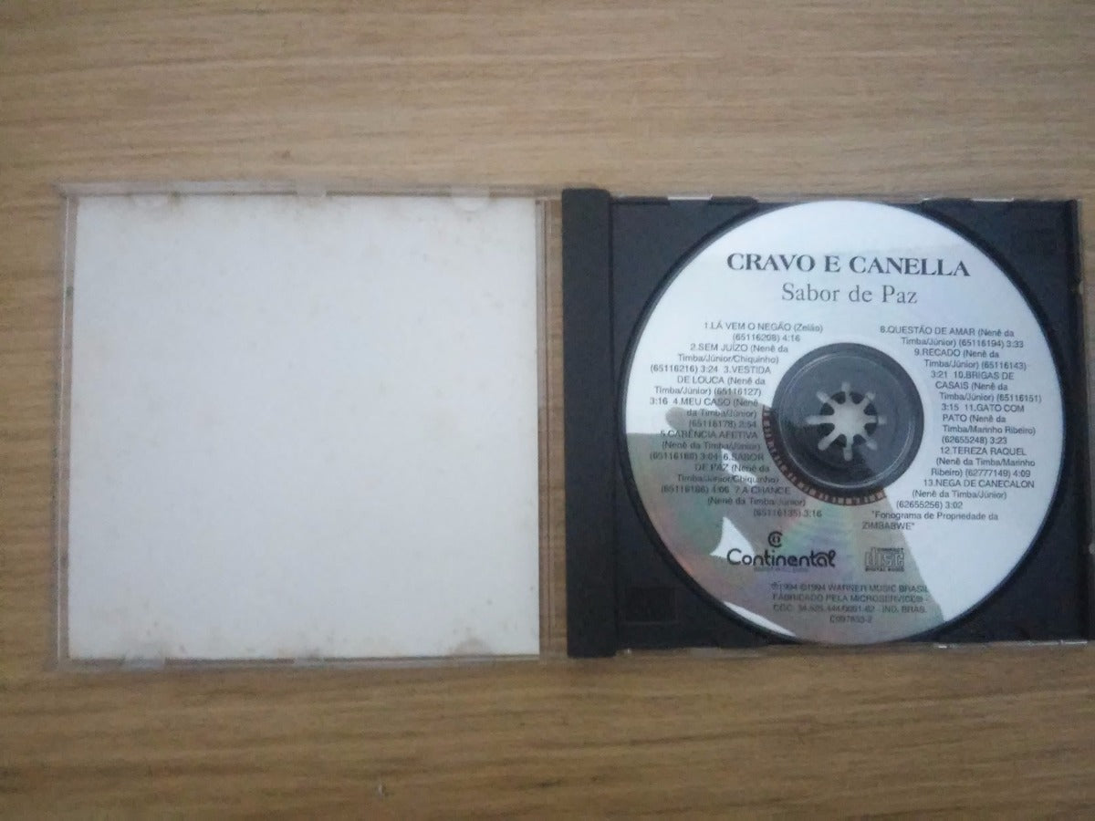 Cd Cravo De Canella Sabor De Paz