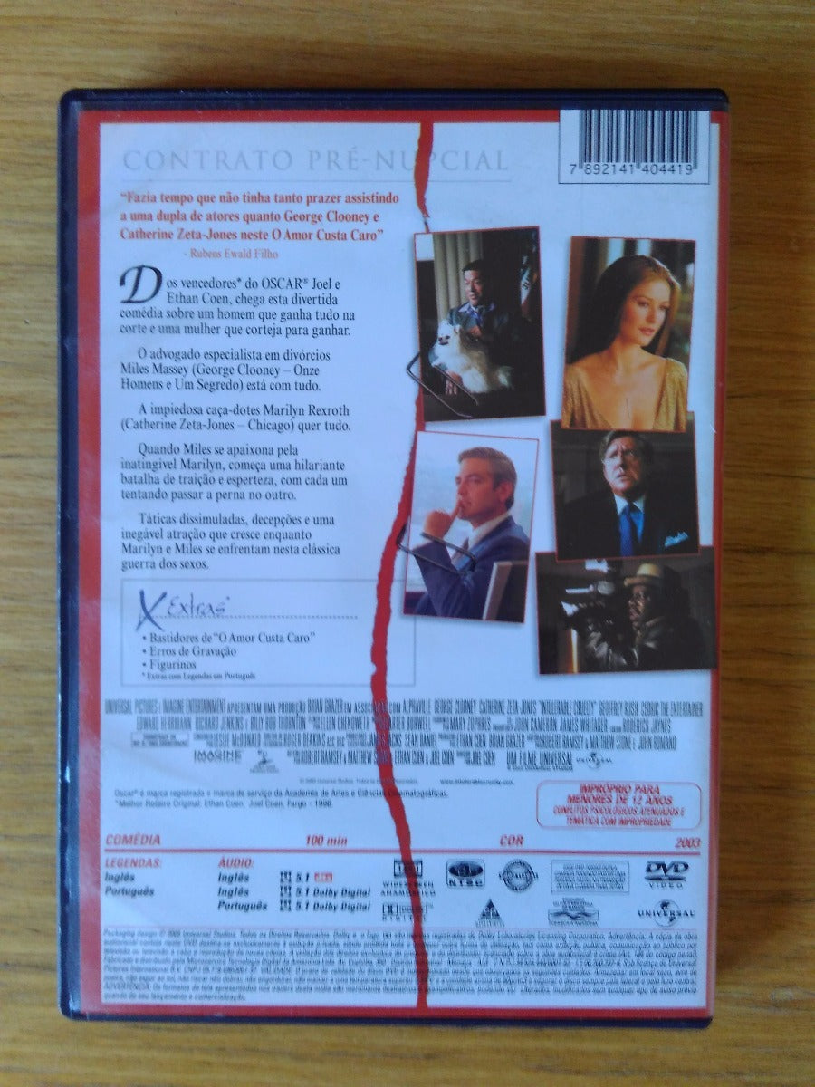 DVD - O Amor Custa Caro