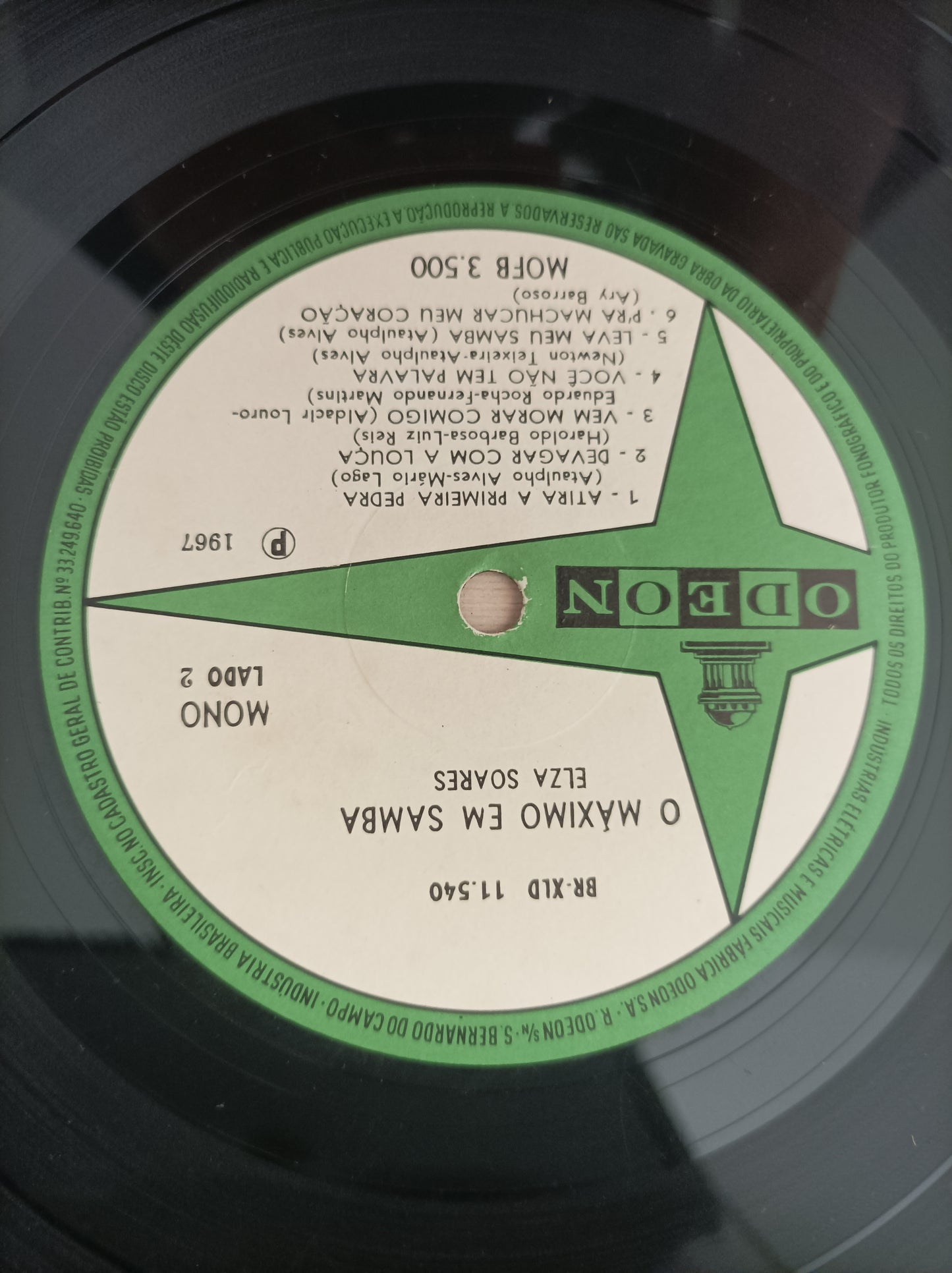 Lp Vinil Elza Soares O máximo em samba