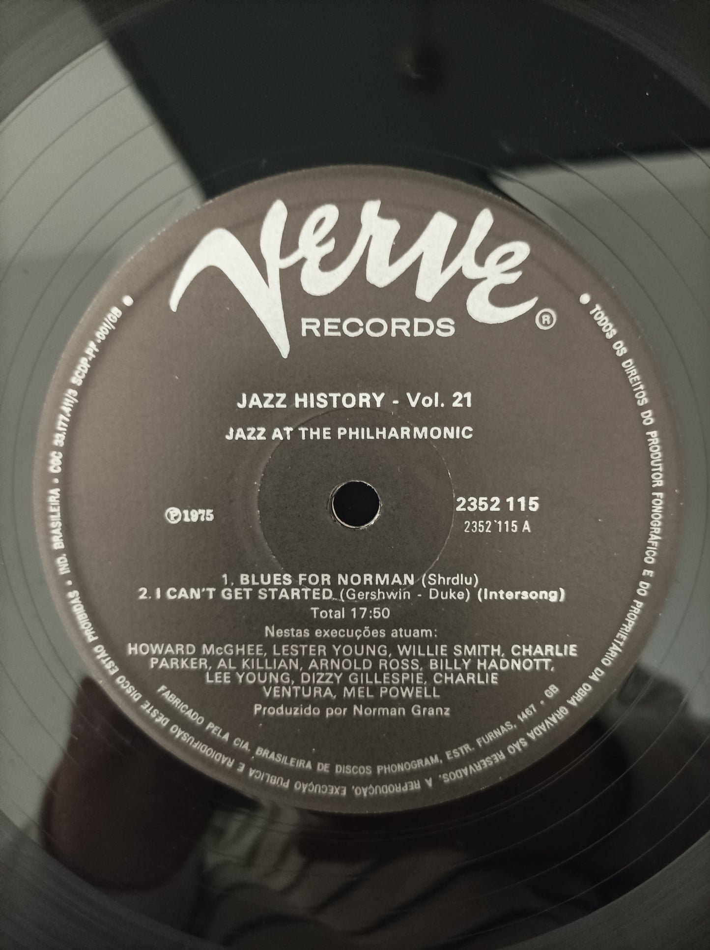 Lp Vinil Jazz at the Philharmonic Vol. 21 Duplo