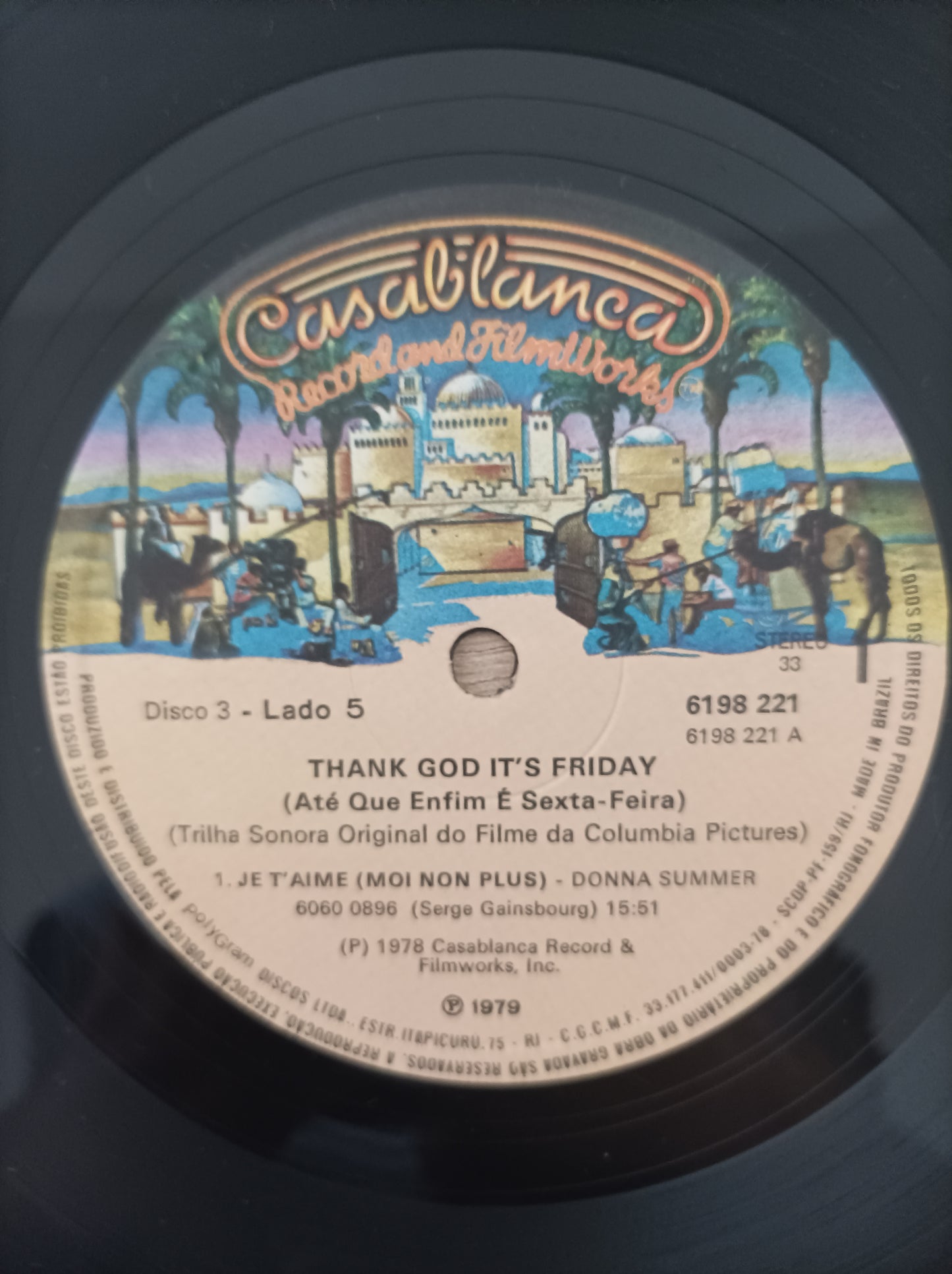 Lp Vinil Thank God It's Friday Com encartes