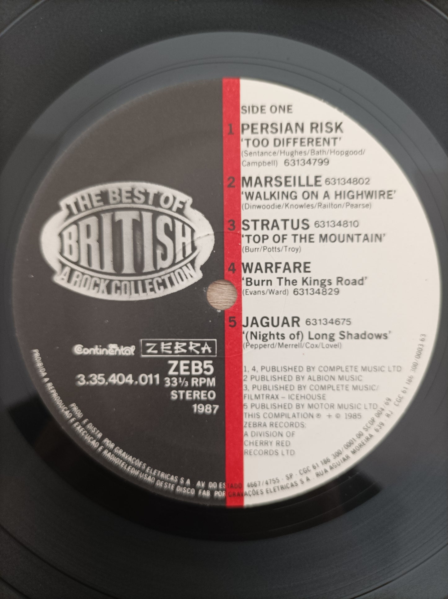 Lp Vinil The Best Of British A Rock Collection