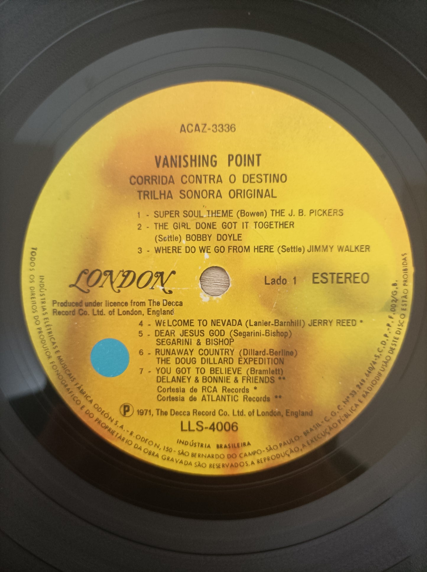 Lp Vinil Corrida Contra o Destino