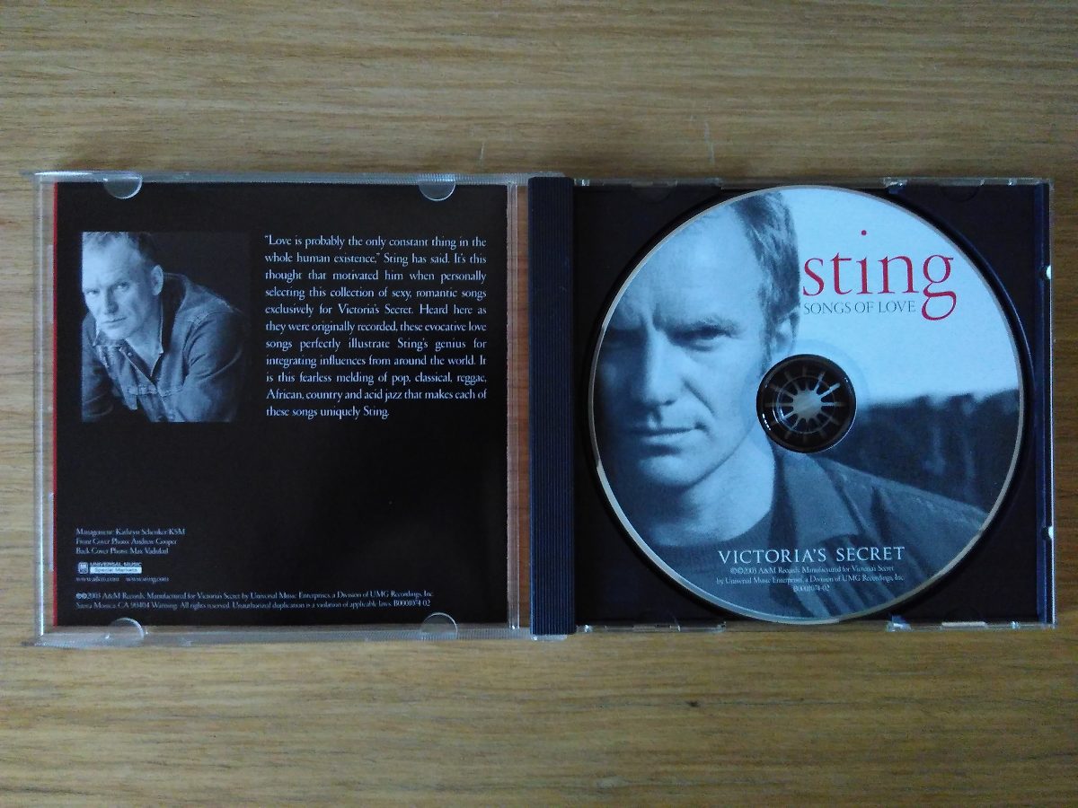 Cd Sting Songs Of Love
