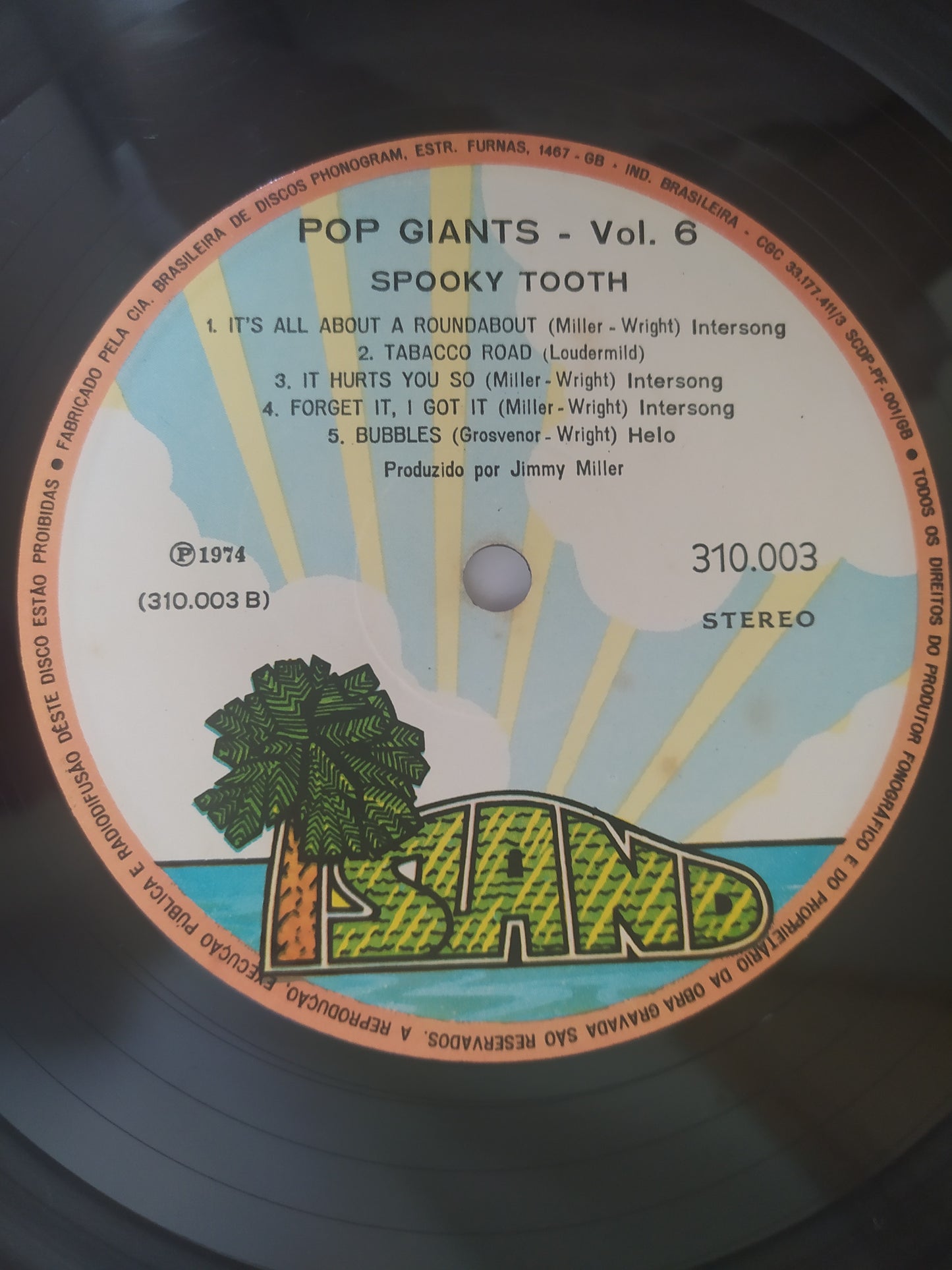 Lp Vinil Spooky Tooth Pop Giants Vol. 6