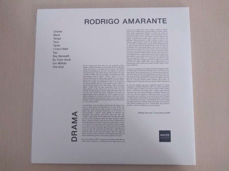 Lp Vinil Rodrigo Amarante Drama (los Hermanos) Capa Dupla Com Livreto
