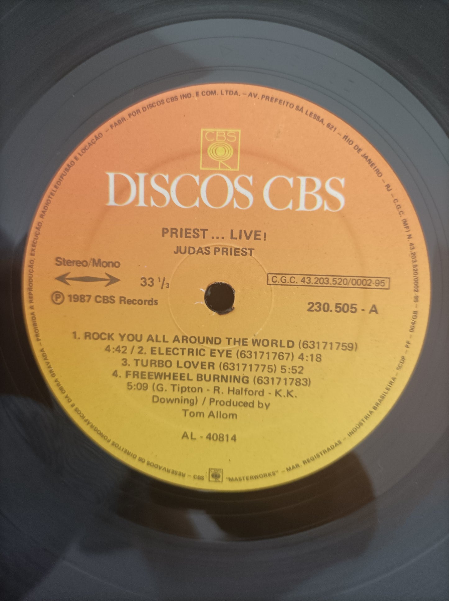 Lp Vinil Judas Priest Live! Duplo Com encartes