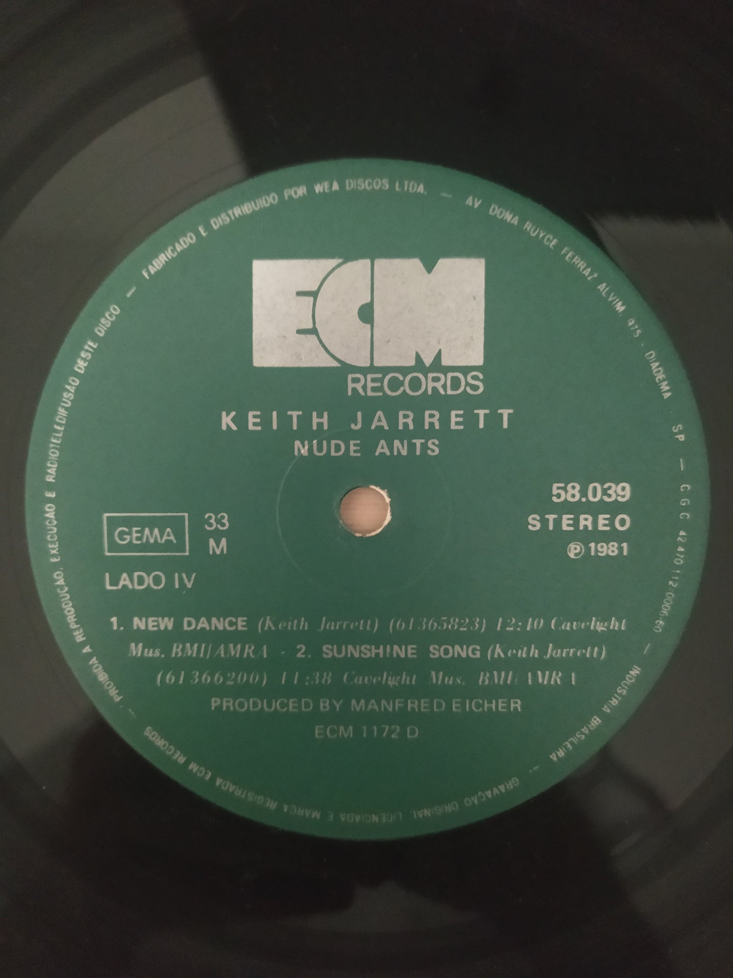 Lp Vinil Keith Jarrett Nude Ants Duplo
