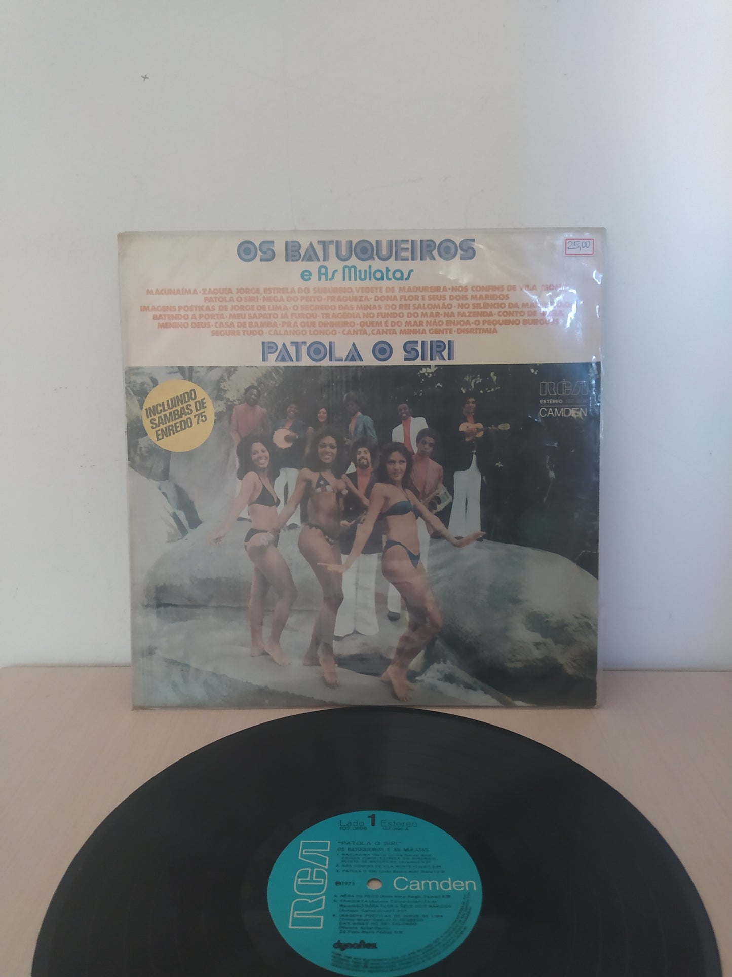 Lp Vinil Os Batuqueiros E As Mulatas Patola O Siri
