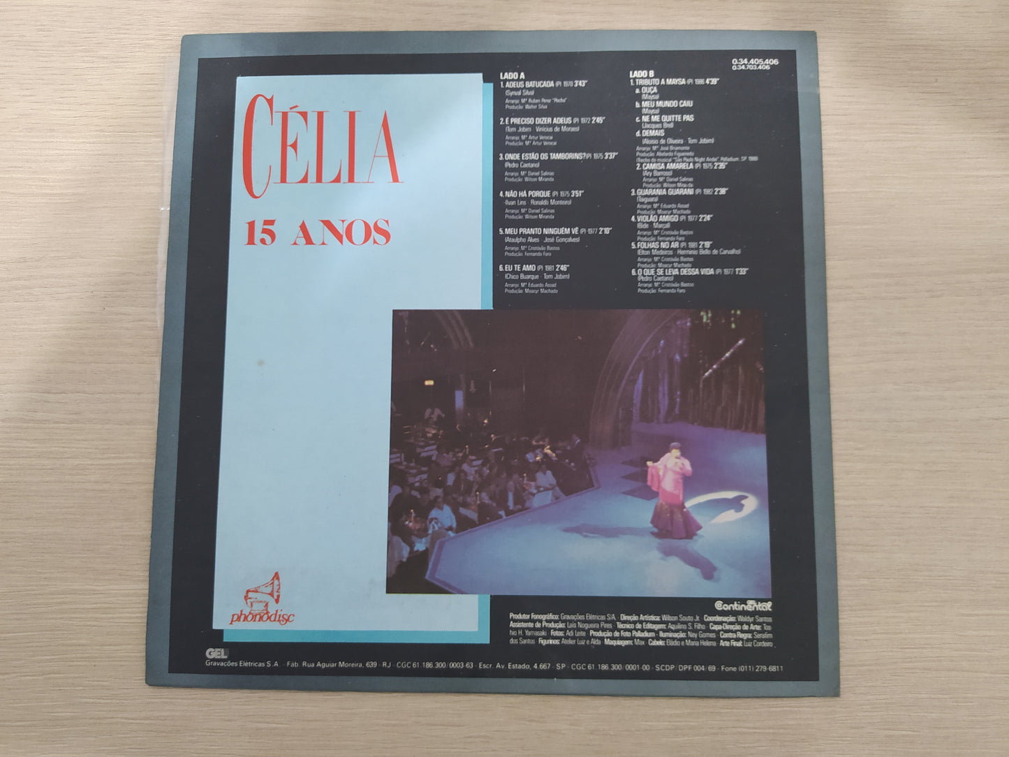 Lp Vinil Célia 15 Anos