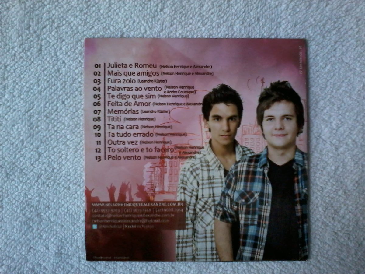 Cd Nelson Henrique E Alexandre