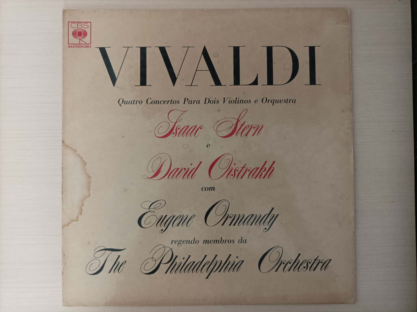 Lp Vinil Vivaldi 4 concertos para 2 violinos e orquestra
