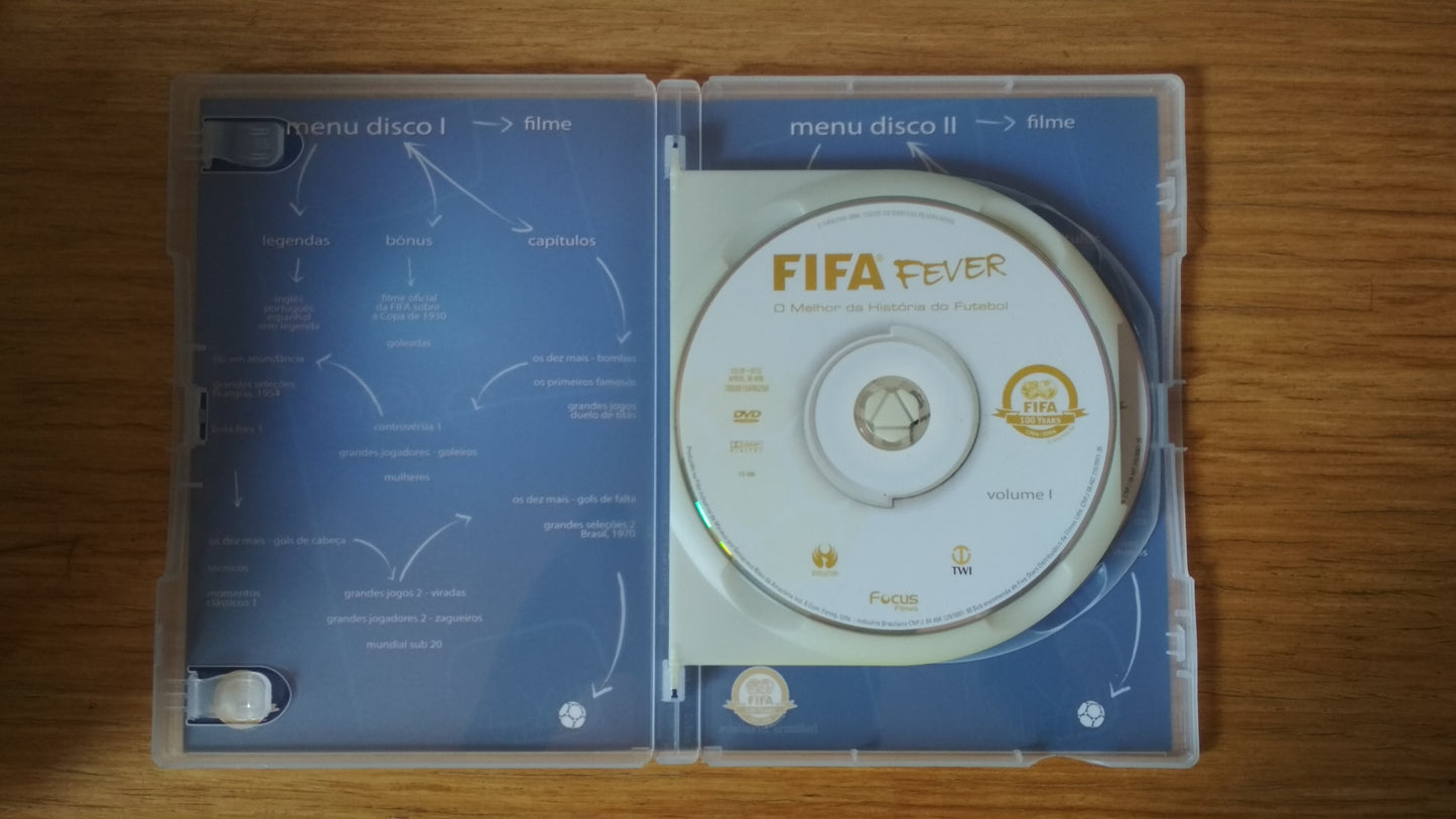 DVD Fifa Fever O Melhor Da História Do Futebol