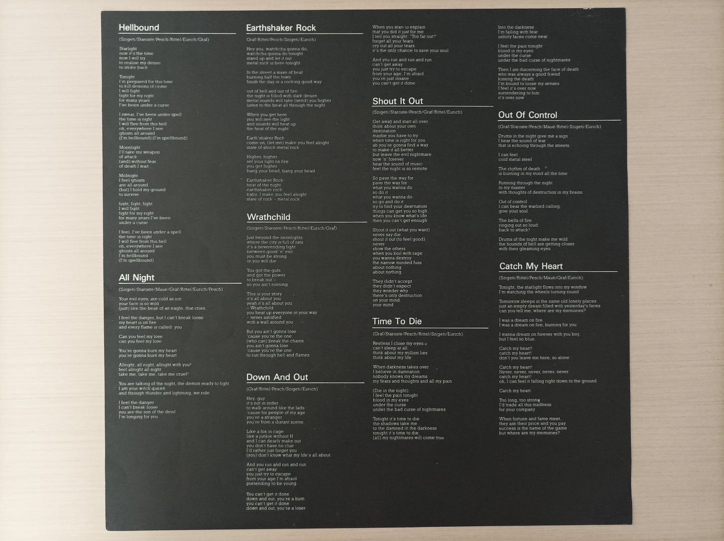 Lp Vinil Warlock Hellbound Com encarte