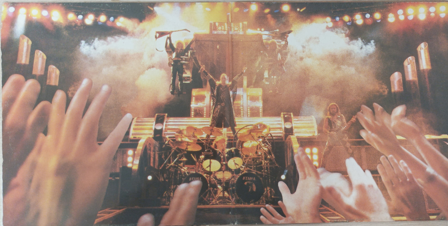 Lp Vinil Judas Priest Live! Duplo Com encartes