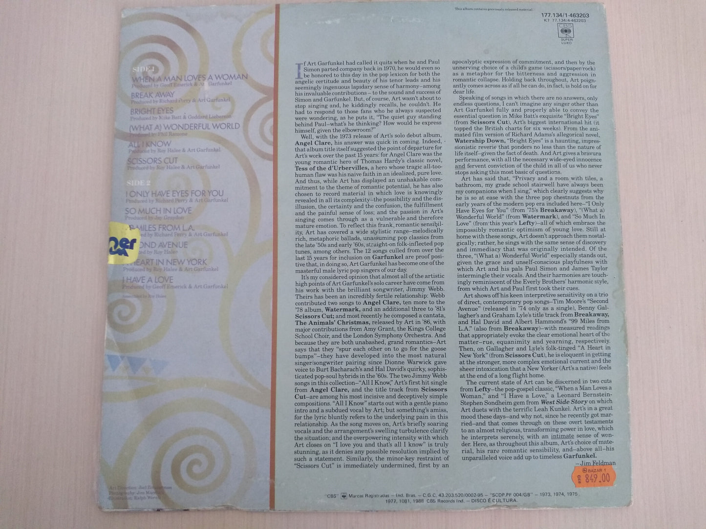 Lp Vinil Art Garfunkel The Best Of