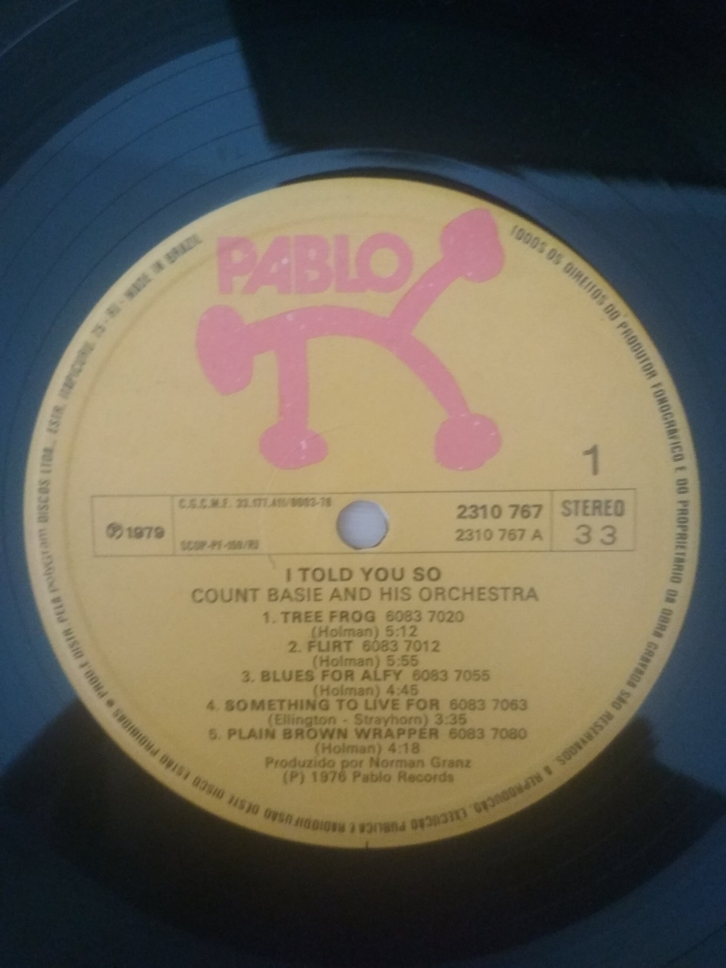 Lp Vinil Count Basie I Told You So