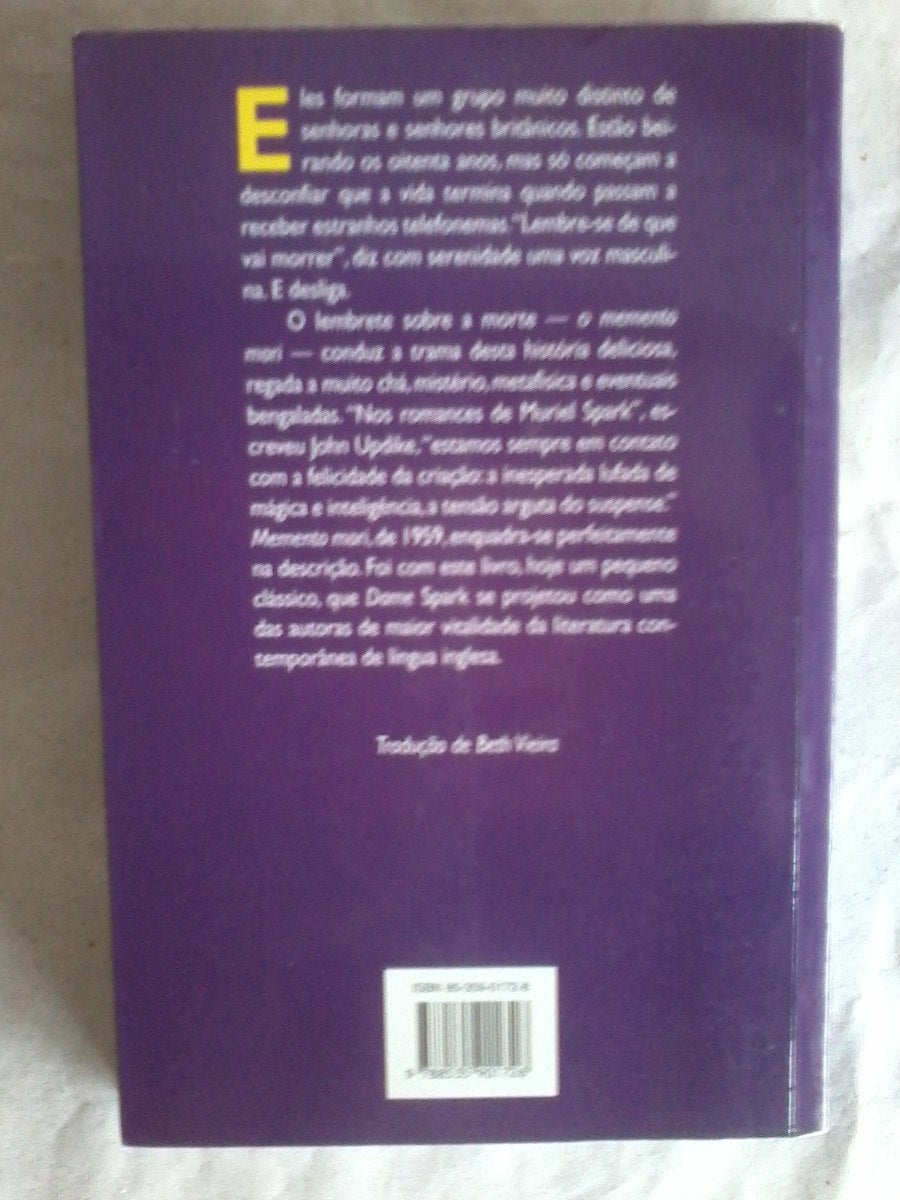 Livro Memento Mori