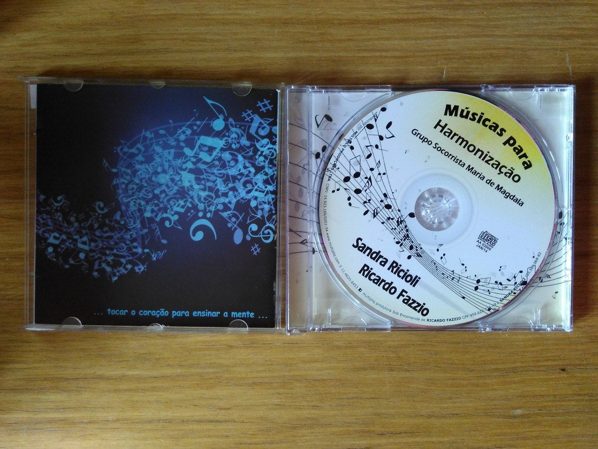 Cd Sandra Ricaro Fazzio Musica Harmonização
