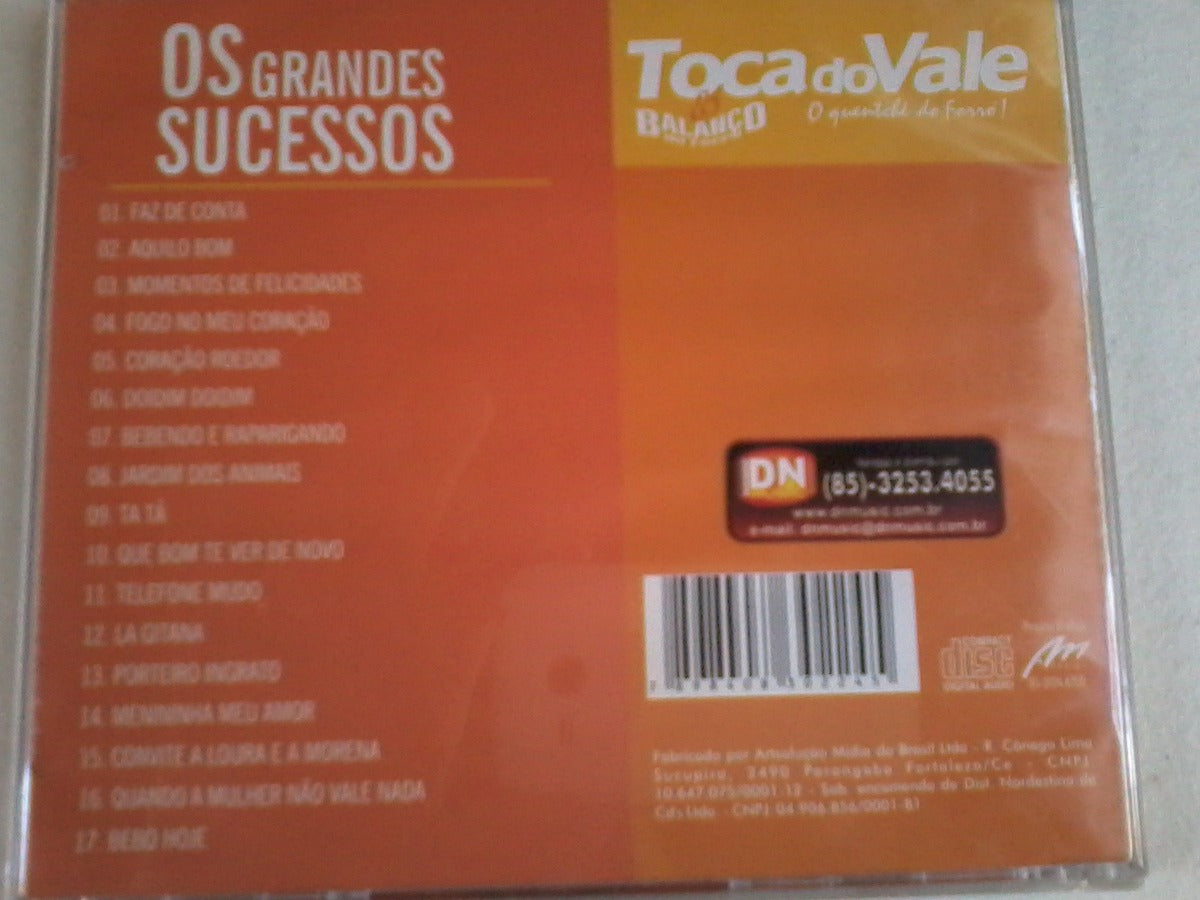 Cd Toca Do Vale Os Grandes Sucessos