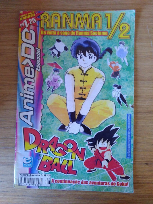 Hq Mangá Animedo Nº 8 Ranma 1/2 Dragon Ball