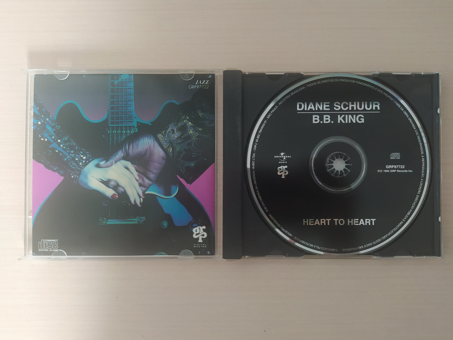Cd Diane Schuur & B.B. King Heart To Heart