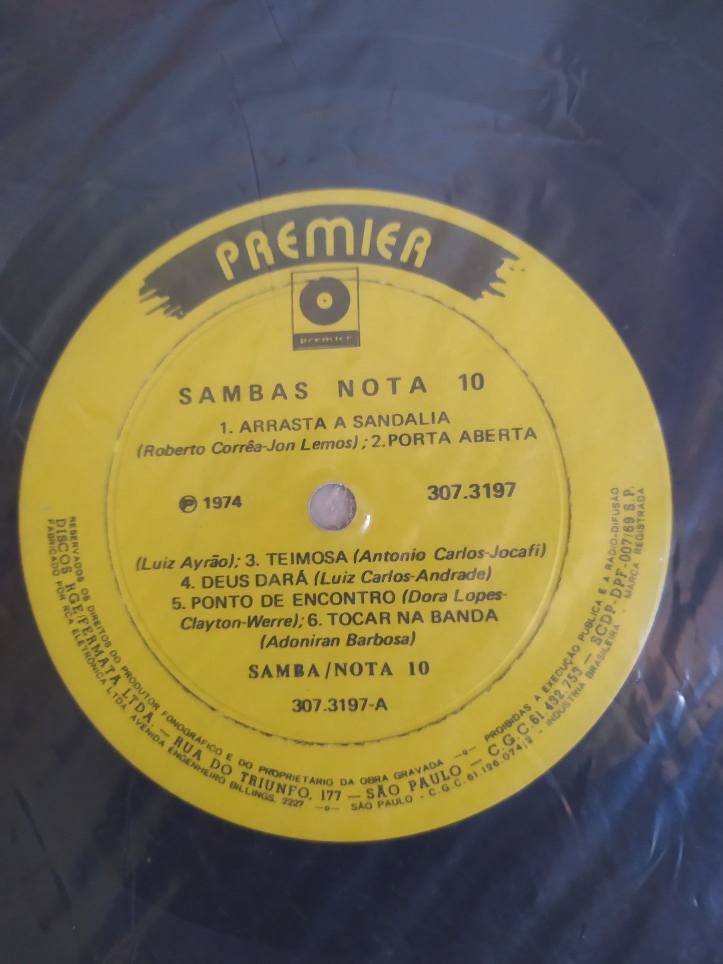 Lp Vinil Sambas Nota 10