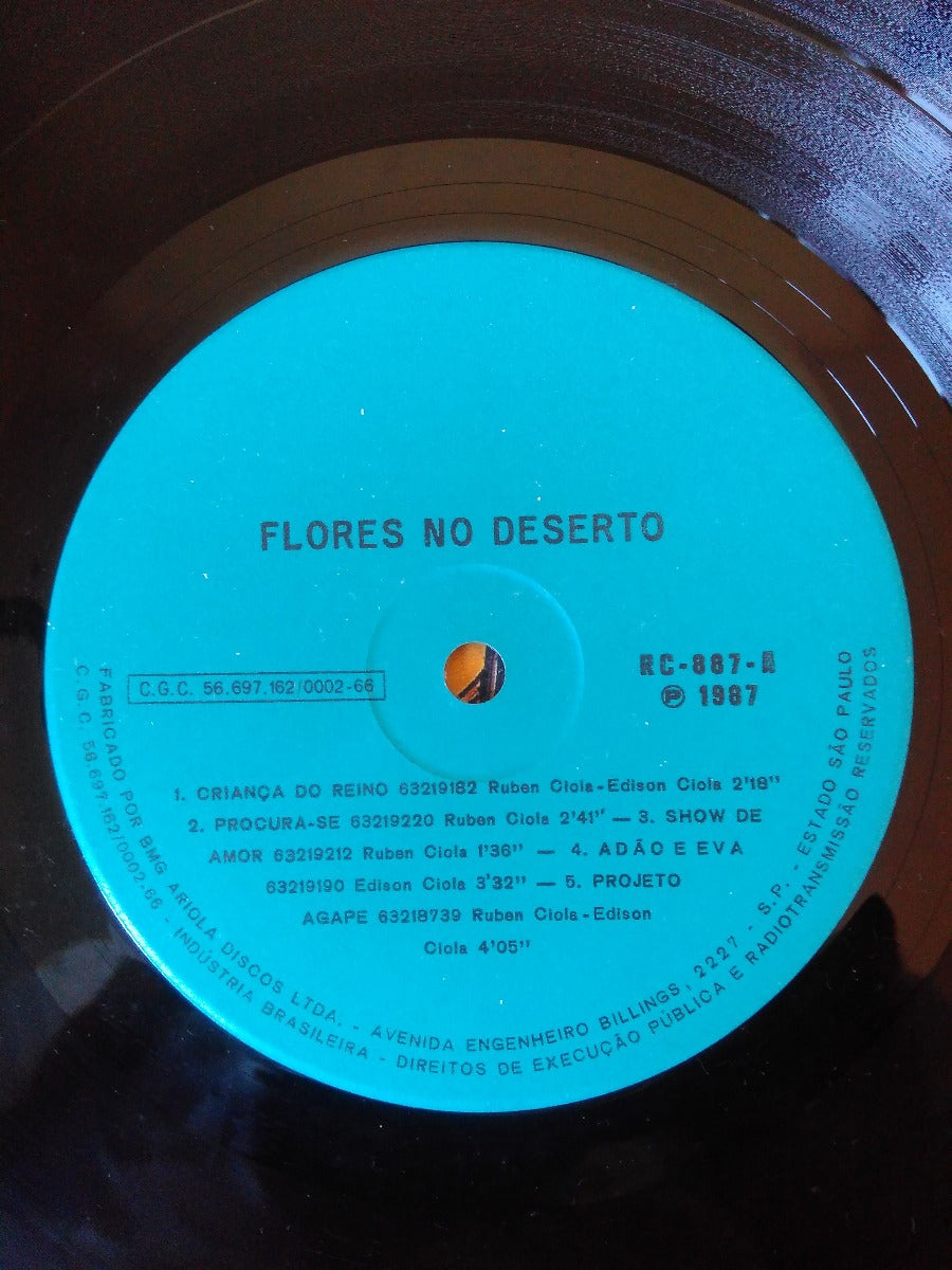 Lp Vinil Ruben Ciola Flores No Deserto