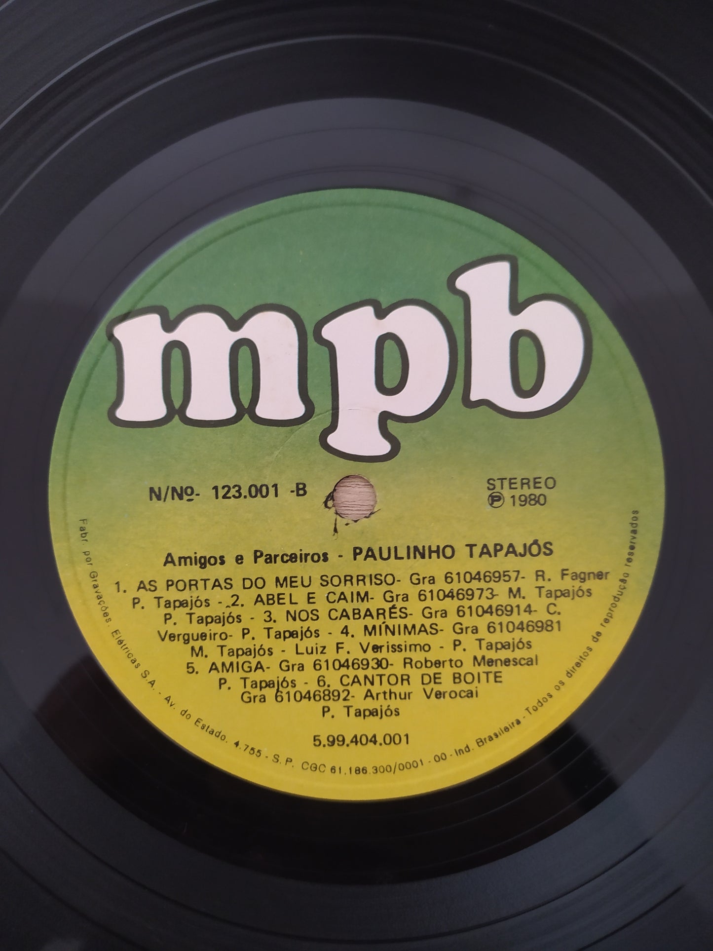 Lp Vinil Paulinho Tapajós Amigos e Parceiros