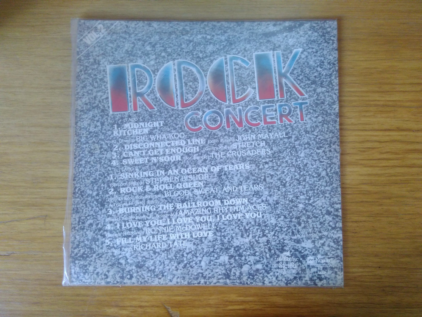 Lp Vinil Rock Concert Vol. 2