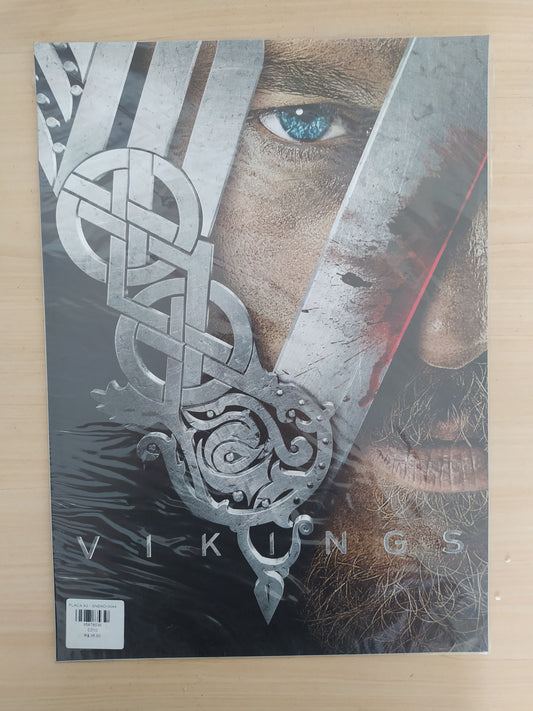 Placa Decorativa Vikings A3 De Pvc 29,5 X 41,5cm