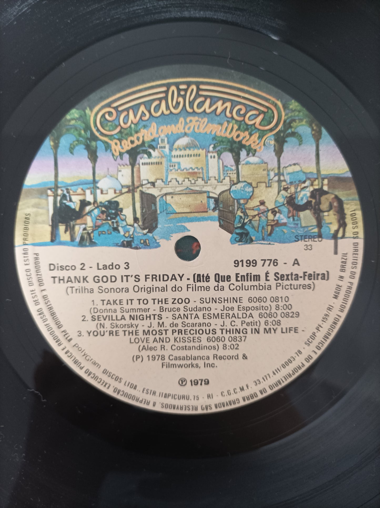 Lp Vinil Thank God It's Friday Com encartes