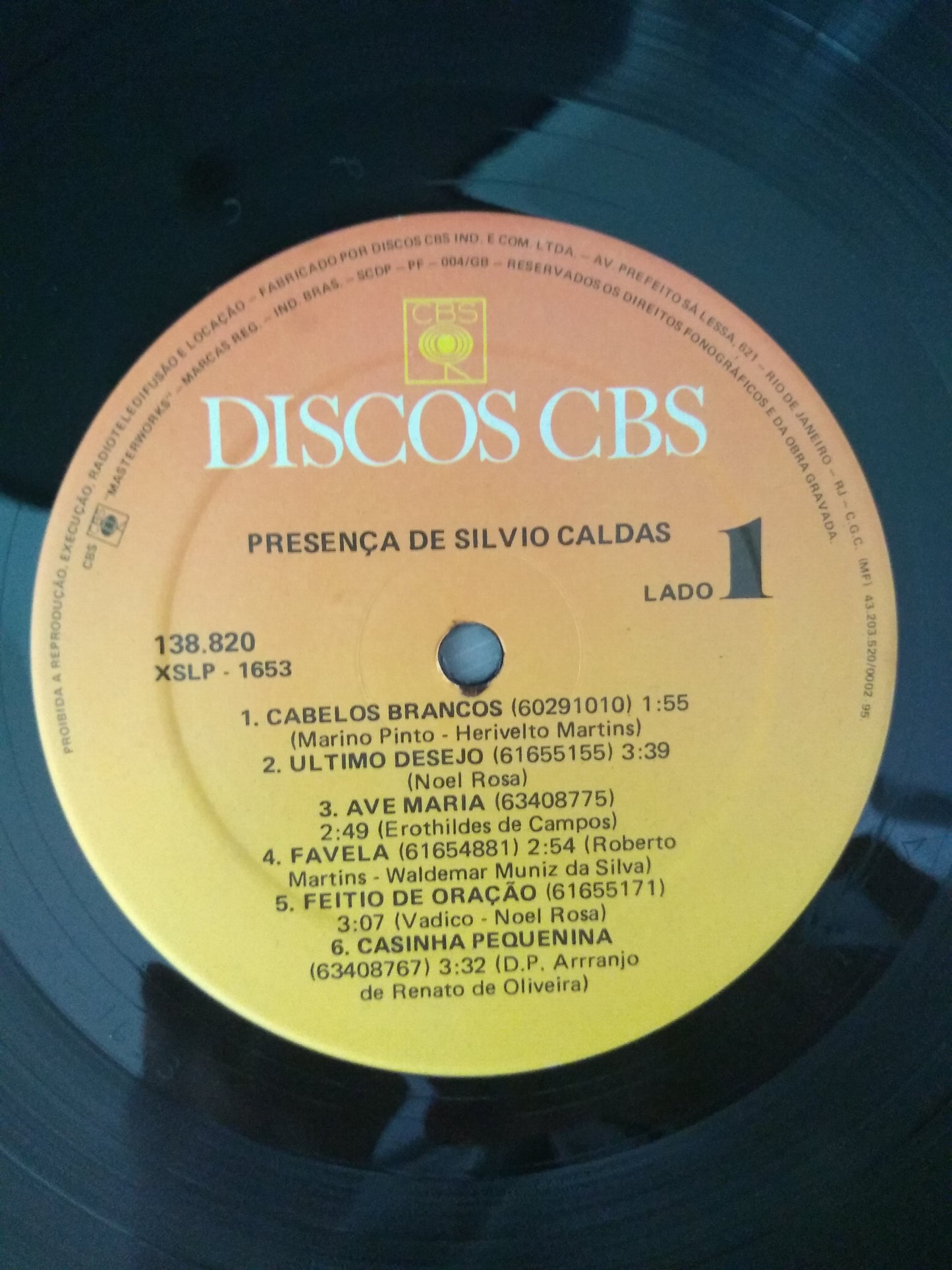 Lp Vinil Silvio Caldas Presença De Duplo Com Encarte