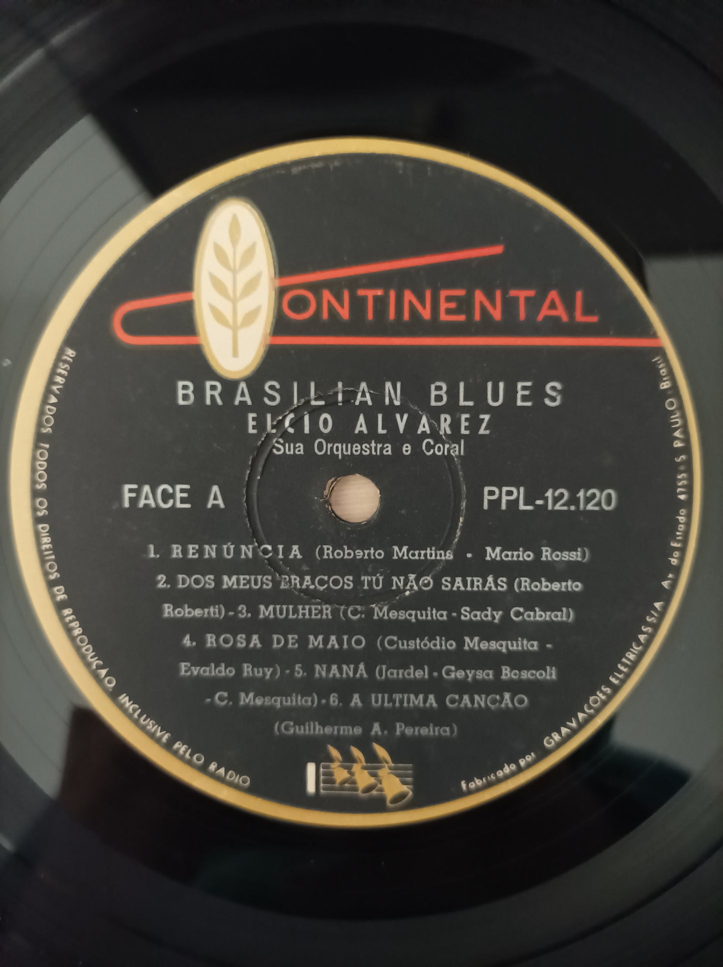 Lp Vinil Elcio Alvarez Brasilian Blues