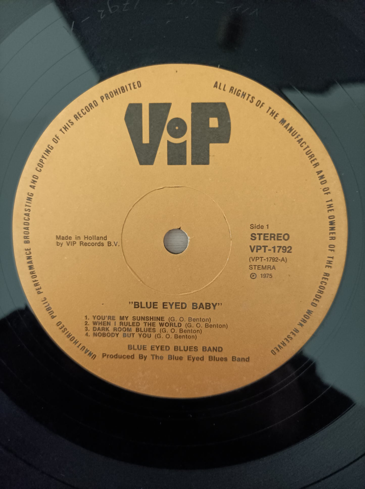 Lp Vinil Blue Eyed Bluesband Blue Eyed Baby Importado